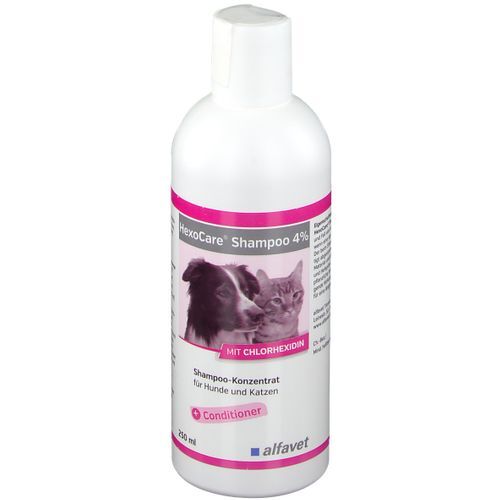 alfavet HexoCare® Shampoo 4% für Hunde und Katzen 250 ml Shampoo