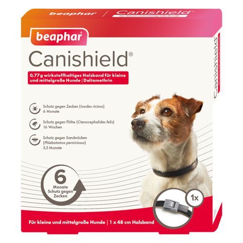 Canishield® 0,77 g wirkstoffhaltiges Halsband für kleine und mittelgroße Hunde 1 St Halsband