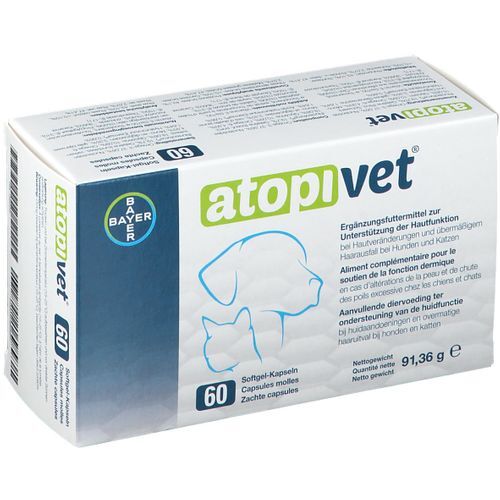 Elanco Deutschland GmbH Atopivet® Soft-Gel Kapseln für Hunde und Katzen 60 St Kapseln