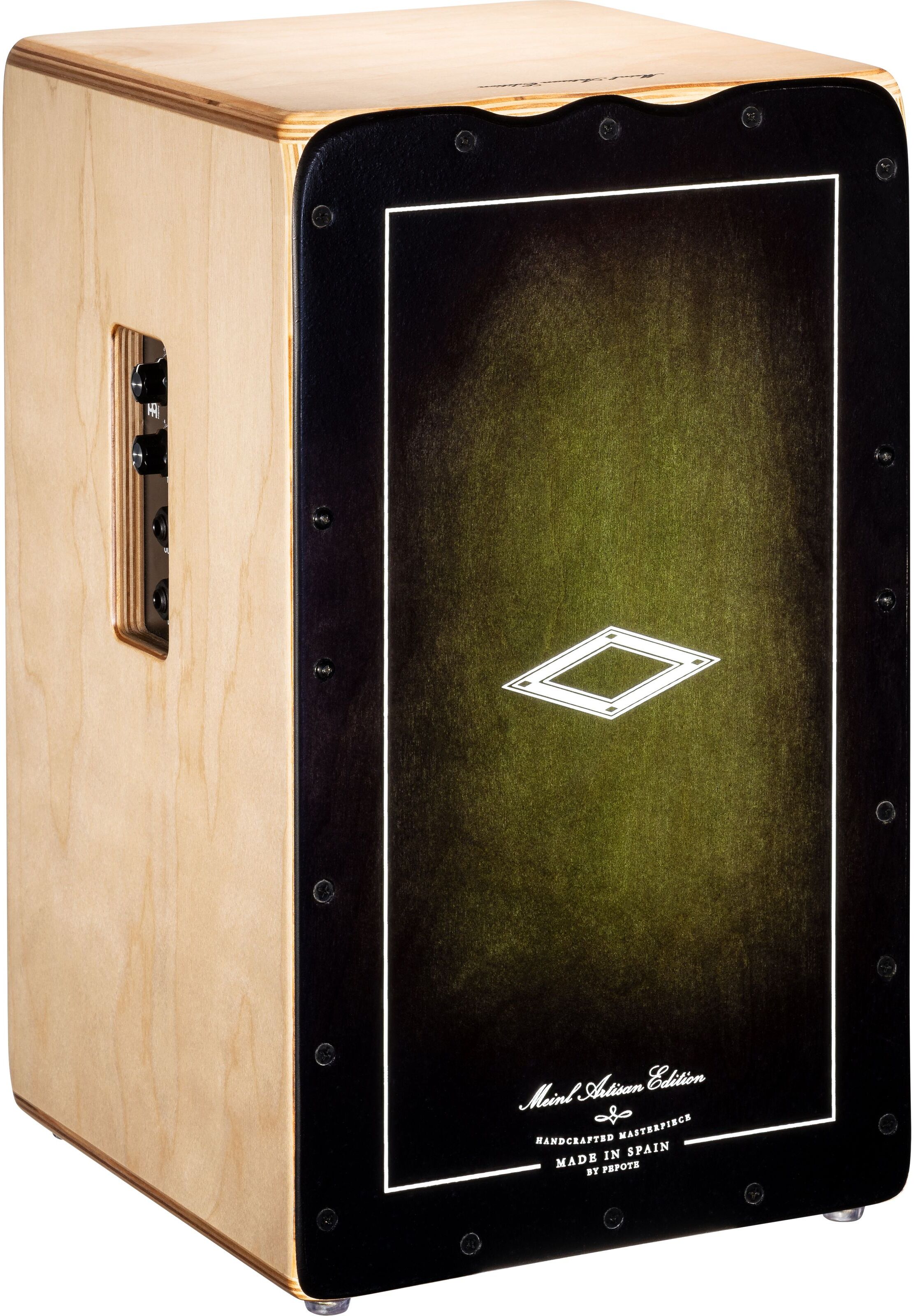 Meinl - Artisan Pickup Cajon PAESLDOB Soleá Line, Dark Olive Burst