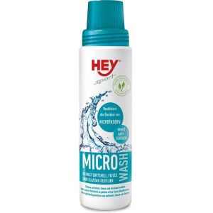 SCHWEIZER EFFAX GMBH HEY-Sport Micro Wash Waschmittel, für Sport- und sonstige Bekleidung aus Mikrofasern, 250 ml - Flasche