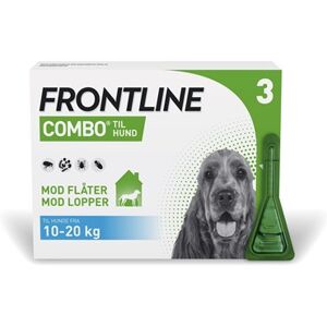 Frontline Combo Vet.hund 10-20 100 + 90 mg/ml 4,02 ml Spot-on, opløsning - Flåtmiddel - Loppemiddel
