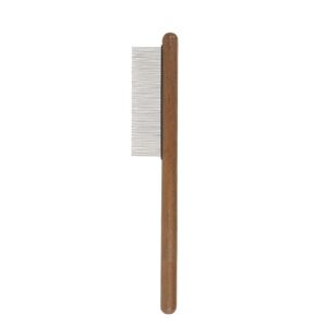 Shoppo Marte Cat Dog Solid Wood Comb For Removing Floating Hair Pet Cleaning Grooming Flea Comb(B)