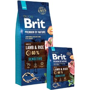 Brit Premium by Nature Sensitive Lamb Tørt hundefoder Lam, Ris 3 kg