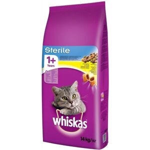 ?Whiskas STERILE katte tørfoder Voksen Kylling 14 kg