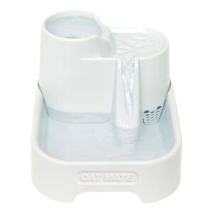 Cat Mate Tre-niveau Pet Water Fountain - Hvid (335)