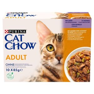 PURINA NESTLE PURINA Cat Chow Lam, grønne bønner - våd kattefoder - 10x85 g
