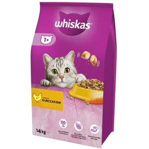 WHISKAS Voksen med kylling - tørt fuldfoder til voksne katte - 14 kg