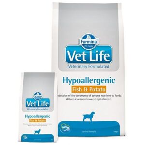 FARMINA Vet Life Hypoallergen Fish & Potato Canine - tørt hundefoder - 12 kg