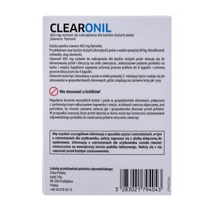 FRANCODEX Clearonil Store hunde - anti-flåt og loppedråber til hunde - 3x402 mg