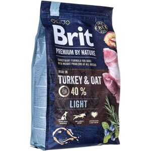 Brit Premium by Nature Light - tørt hundefoder - 3 kg