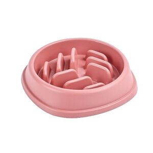 kayashopping Pet Slow Food Bowl - Pink