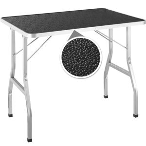 TecTake Trimmebord med galge - sort/grå
