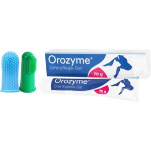 emmi®-pet emmi® Orozyme® Rensende tandgel 70 g til kæledyr+ 2 fingertandbørster