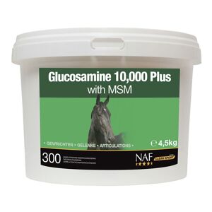 Naf Equine Supplerende Mad Glucosamine10.000+msm 4.5kg Transparent