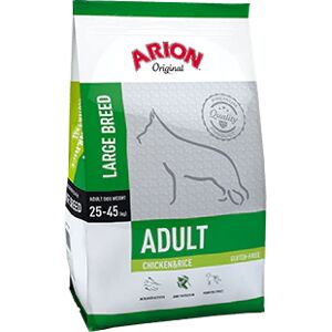 Natural Brande Leverandør Arion adult large Kylling&Ris 12 kg, til hunde 25-45kg