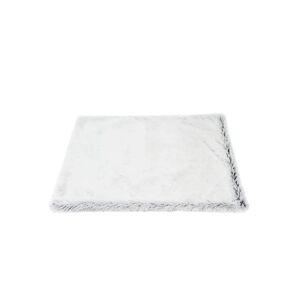 Meldgaard Leverandør Fluffy Sofatæppe 100x70cm, Frossen Hvid Hundetæppe