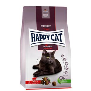 Happy dog og Cat Leverandør Happy Cat Sterilised Adult Oksekød 10 kg Kattefoder