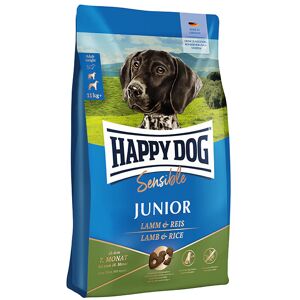 Happy dog og Cat Leverandør Happy Dog Supreme Sensible Junior Lam og Ris 10kg