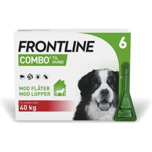 Pharmaservice Leverandør Frontline combo hund 40+kg 6 pipetter