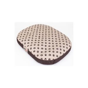 HOBBYDOG Mattress Oval - Beige with feet XXL