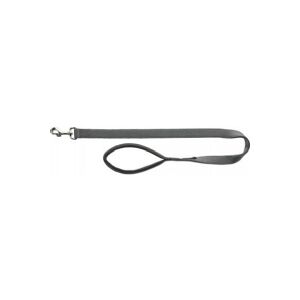 Trixie Premium leash, L–XL: 1.00 m/25 mm, graphite