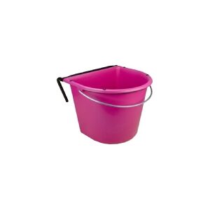 Vplast Feed trough 15 l with hook and handle pink 1 st