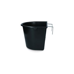 Vplast Feed trough 15 l with hooks black 1 st