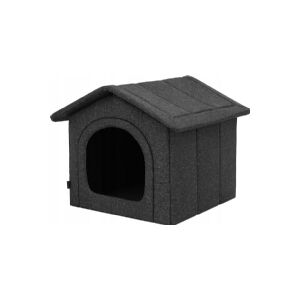 Hobbydog R5 DOG HOUSE BLACK EKOLEN 60 cm x 70 cm x 63 cm