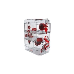 Zolux ZOLUX Cage RODY3 TRIO, red color