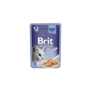 Brit Premium Cat Delicate Fillets in Jelly with Salmon 85 g - (24 pk/ps)