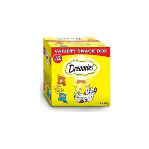 DREAMIES Variety Snack Box - Kattegodbidder - 12x60 g