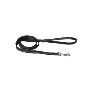 Hurtta Casual reflective leash ECO, 180 cm/20 mm, raven