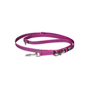 Julius K9 Julius-K9 K9 C&G dressurline, pink/grå 20mm/2,2m