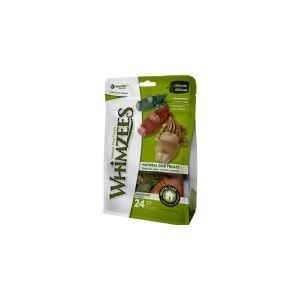 Whimzees Alligator S, 24 stk, 360 g MP - (6 pk/ps)