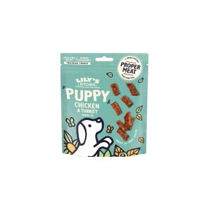 Lilys Kitchen Lilys K. Chicken & Turkey Nibbles for Puppies 70g - (8 pk/ps)