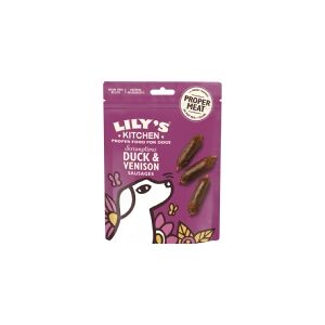 Lilys Kitchen Lilys K. Scrumptious Duck and Venison Sausages 70g - (8 pk/ps)