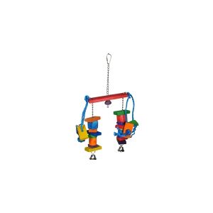 Vadigran Bird Toy double cubes multi color 40cm