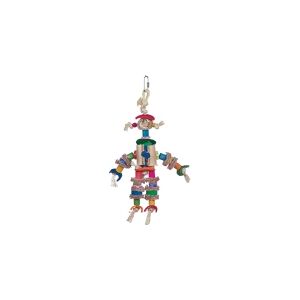 Vadigran Bird Toy Scarecrow multicoloured 29cm