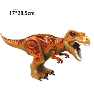 LEIGELE Dinosaurfigurer, Indominus T Rex blokke, stor dinosaurblok, børnefødselsdagsfest orange Tyrannosaurus rex