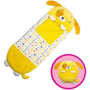 Pude sovepose børn Anti-sparketæppe blød varm oilka animal unico hund gul 155×60 cm