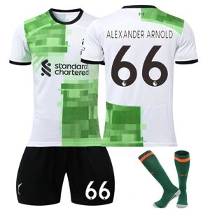 Goodies 23-24 Alexander Arnold 66 Liverpool Away New Season Shirt Seneste Voksenskjorter Børneskjorter Kids 28(150-160cm)