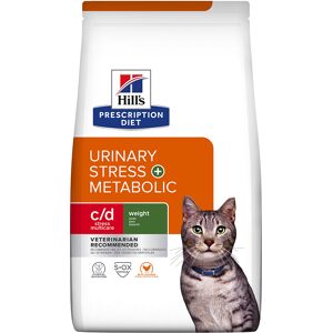 1,5kg c/d Urinary Stress + Metabolic Hill's Prescription Diet kattemad