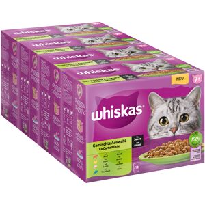 48x85g 7+ Blandet Udvalg i sauce Whiskas Senior kattemad