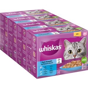 48x85g 7+ Fiskeudvalg i gelé Whiskas Senior kattemad