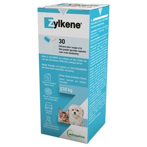 Vetoquinol Zylkéne Kapsler 75 mg, < 10 kg til hund og kat - 2 x 30 stk.