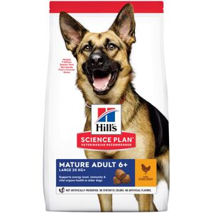 14 + 4 kg gratis! 18 kg Hill's Science Plan - Mature Adult 6+ Large Kylling