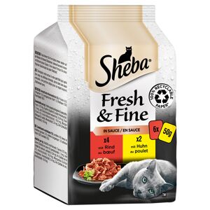 72x50g Fresh & Fine Fine varianter Sheba kattemad