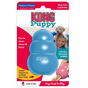 KONG Puppy - M, blå - Hundelegetøj