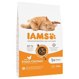 10 kg Iams Adult Chicken - Kattefoder